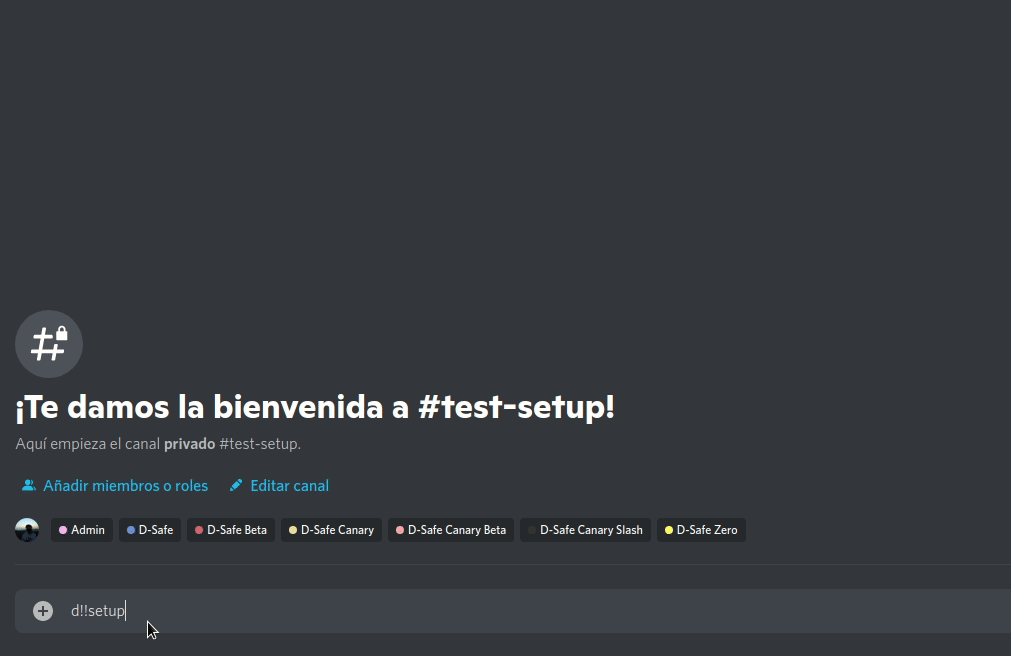 Setup command showcase